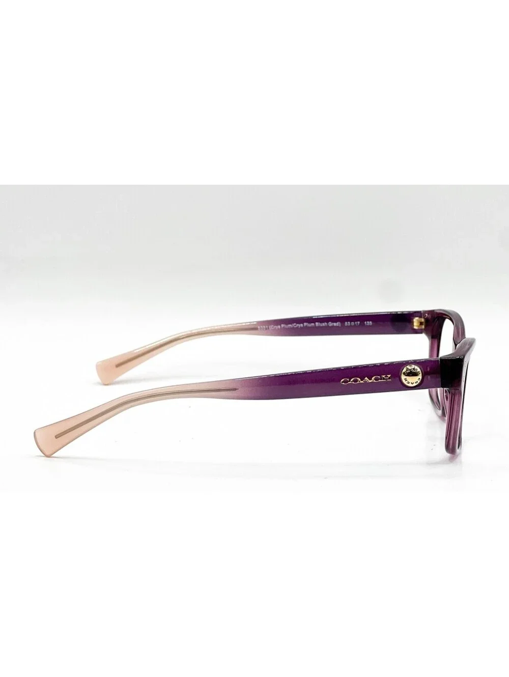 Coach HC 6082 5351 Crystal Plum Blush Gradient Eyeglass Frames 53-17-135